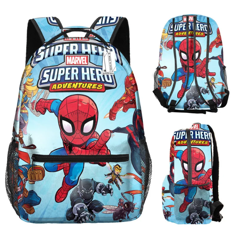 

Marvel Spider-man Backpack Girls Boys Schoolbag Large Capacity Double Sided Printing School Rucksack Cartoon Laptop Bags Mochila