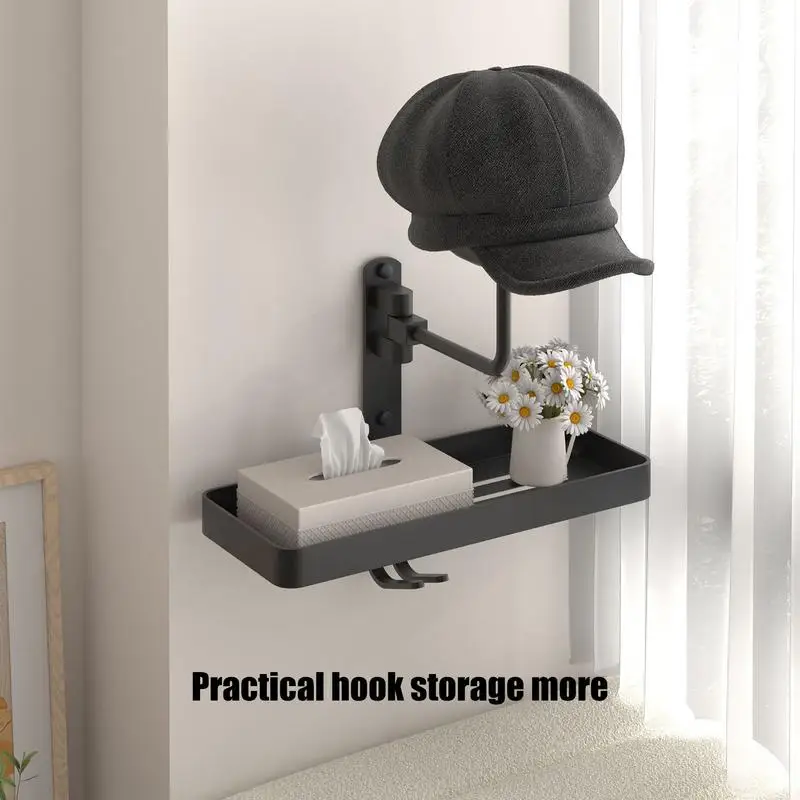 Helmets Holder Wall-Mounted Motorcycle Helmet Bracket Safety Hat Display Rack For Gloves Backpack Riding Cycling Supplies