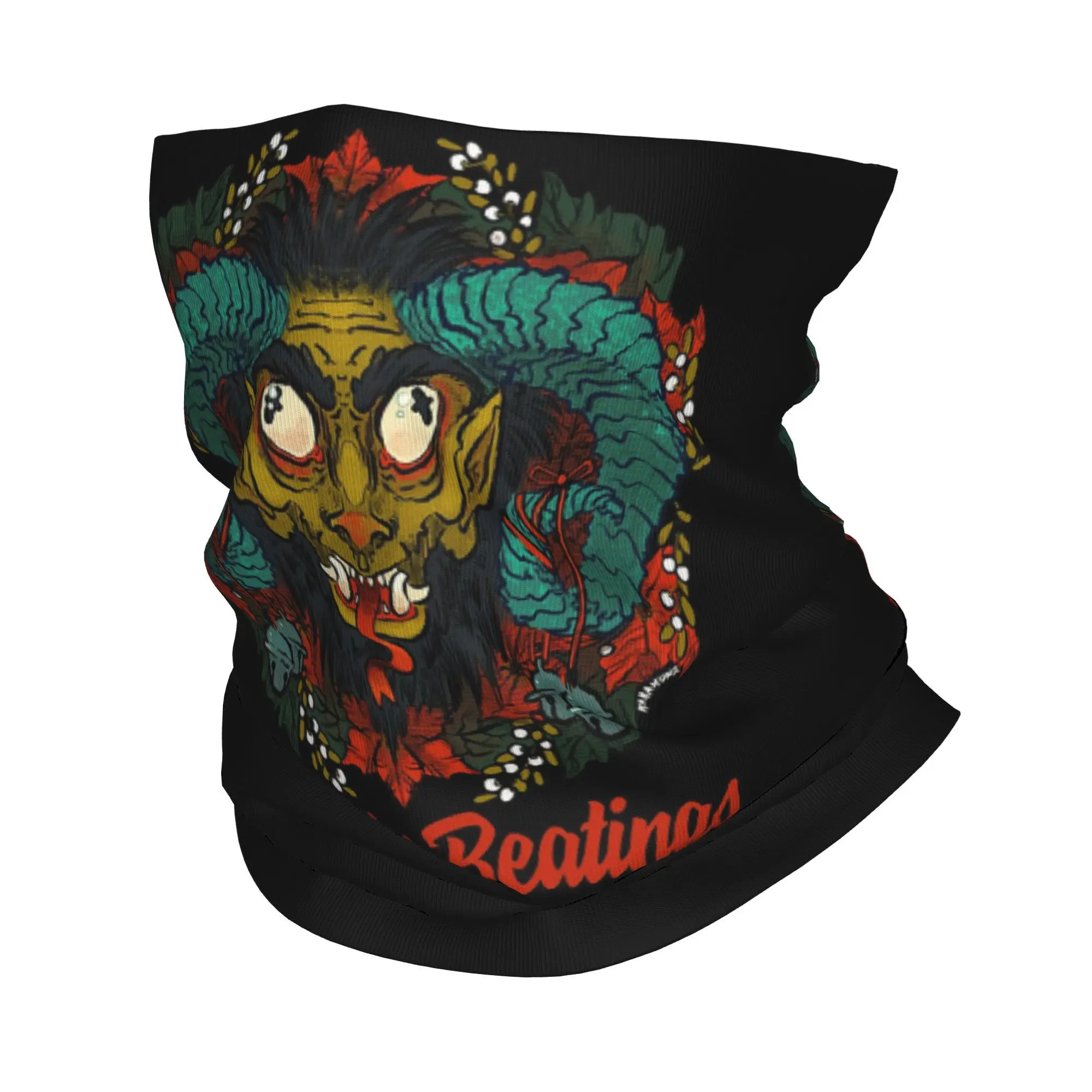 La gente me llama fea Krampus suéteres Bandana cubierta para el cuello bufanda envolvente impresa máscara facial multifunción senderismo pesca para hombres y mujeres