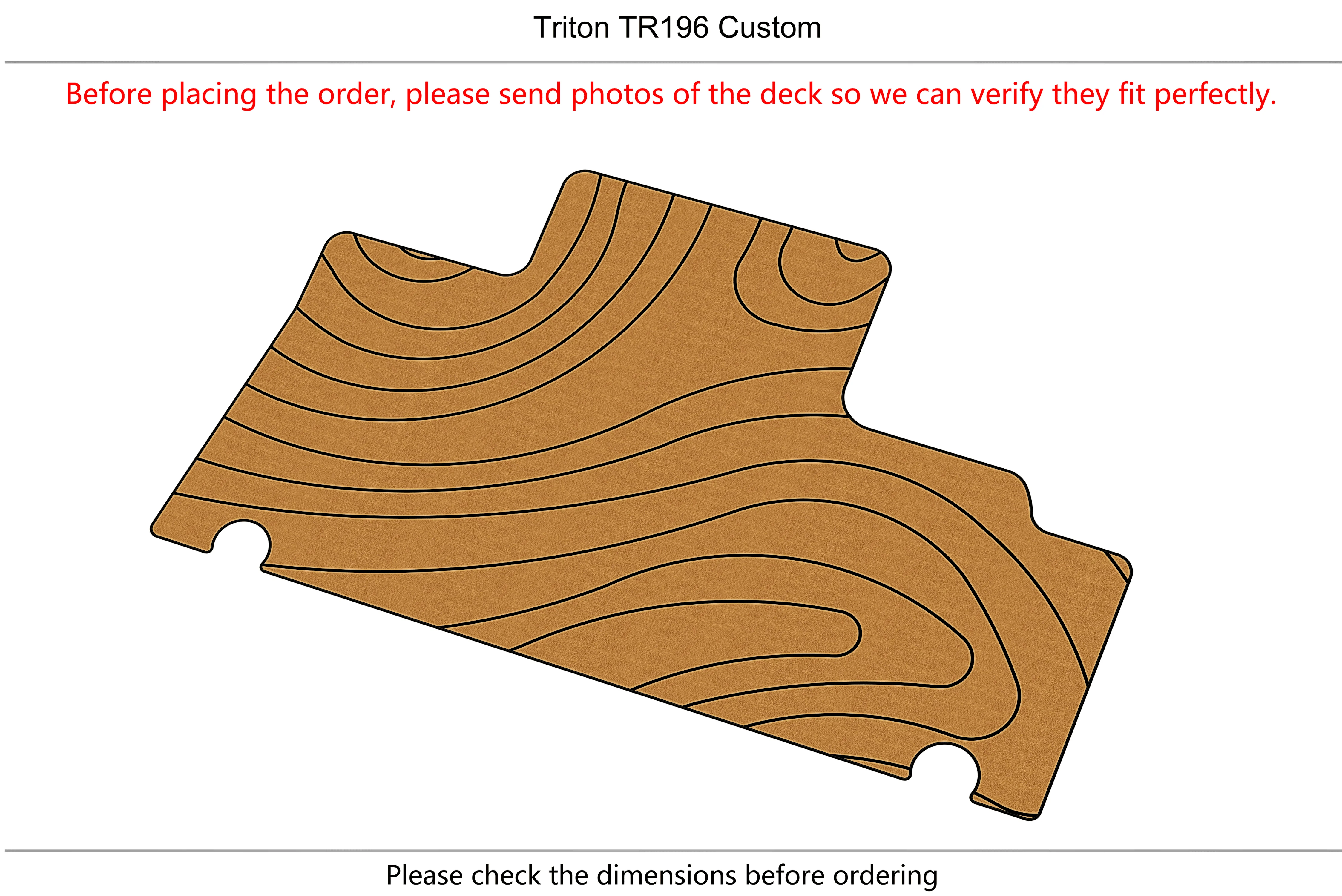 For Triton TR196 Custom 1/4
