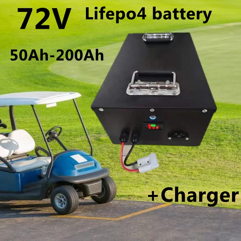 

72V 50Ah 80AH 100AH 120AH 150Ah 200AH LifePo4 Lithium Battery, Golf Cart, Electric Vehicle+Charger.