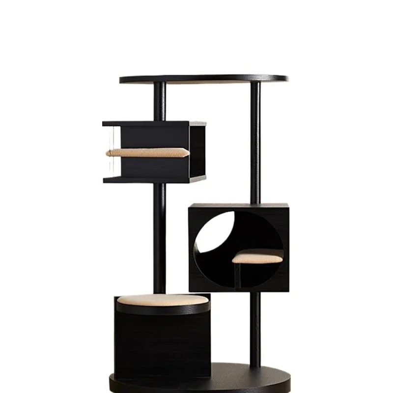 

Cat family cat climbing frame semi-closed four-season pet furniture