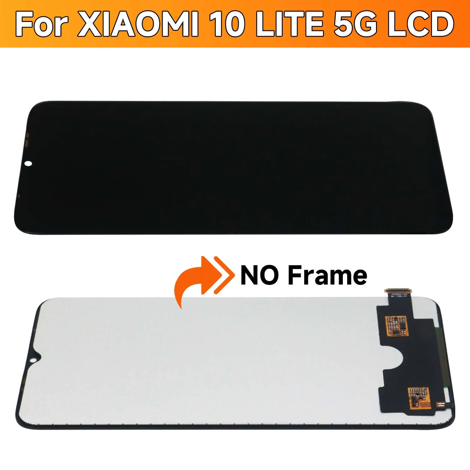 6.57\'\' Mi 10 Lite AMOLED Display For Xiaomi Mi10 Lite Lcd Display Touch Screen Digitizer Assembly For Mi 10Lite Lcd M2002J9G 5G