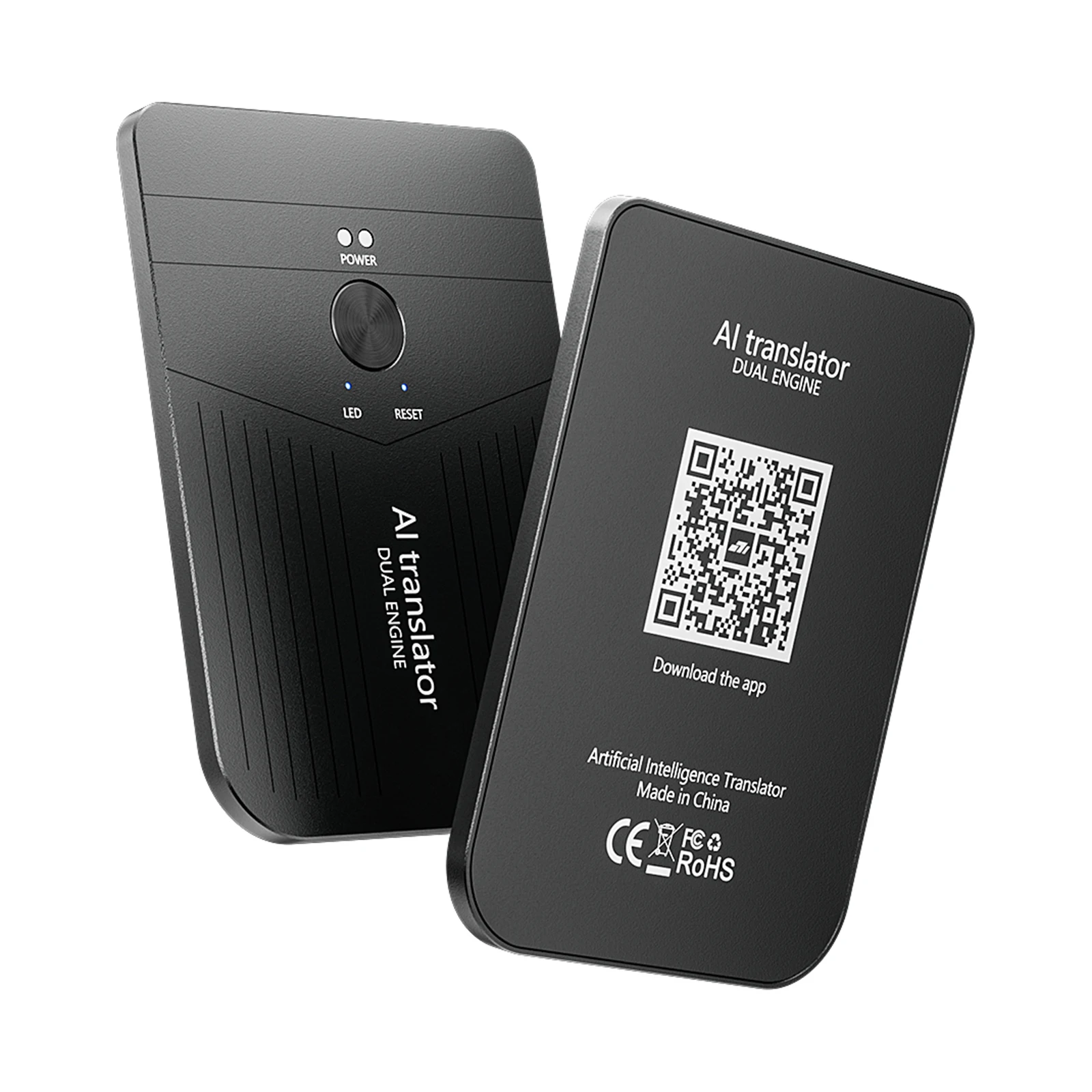 

AI Magnetic Translator BT5.0 Portable Intelligent Translators 138 Languages Ultra-Thin Real-Time Translator for Office Business