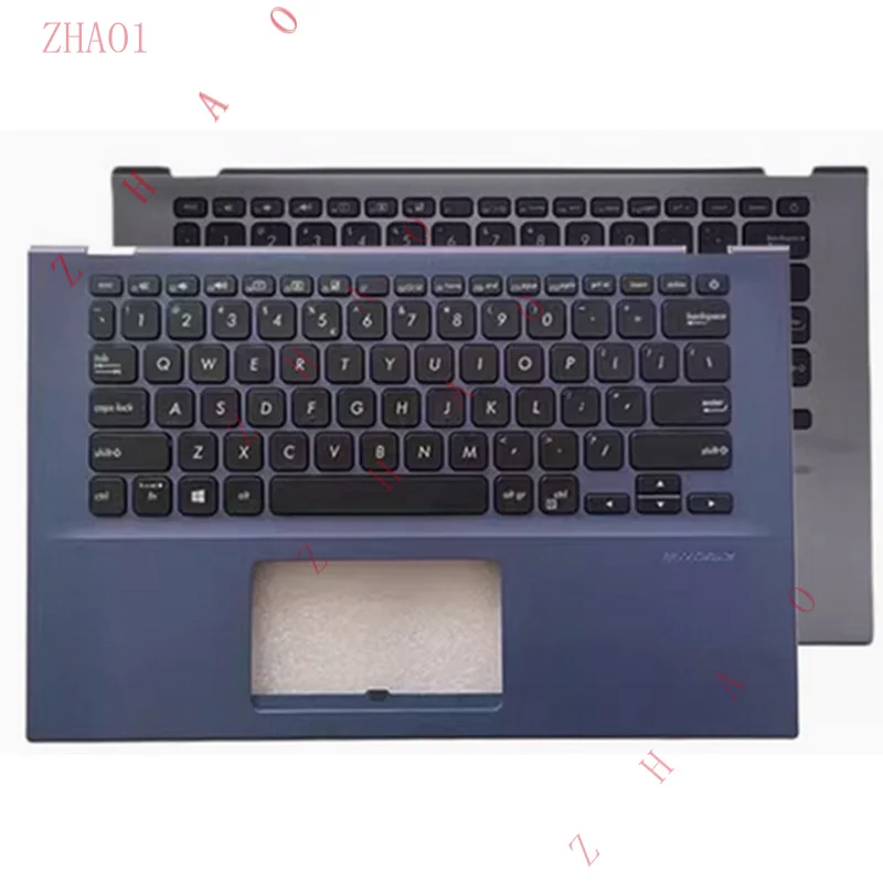 Z   For ASUS X412 X412UA Laptop Keyboard Palmrest Upper Case C Shell Blue/Gray