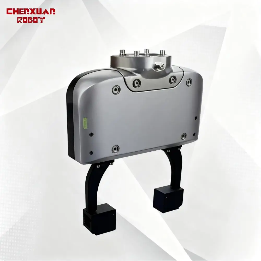 Compact High Accuracy EOAT Electric Two Jaw Gripper Soft Adaptive Control for Fragile Parts Electronics Laboratory Automation