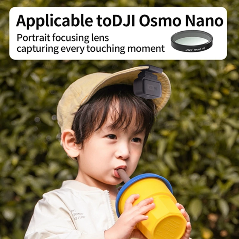 

10X портретное зеркало с фокусом, мини-палка для селфи для камеры DJI OSMO NANO, детский макрообъектив, фотография крупным планом для наноаксессуаров