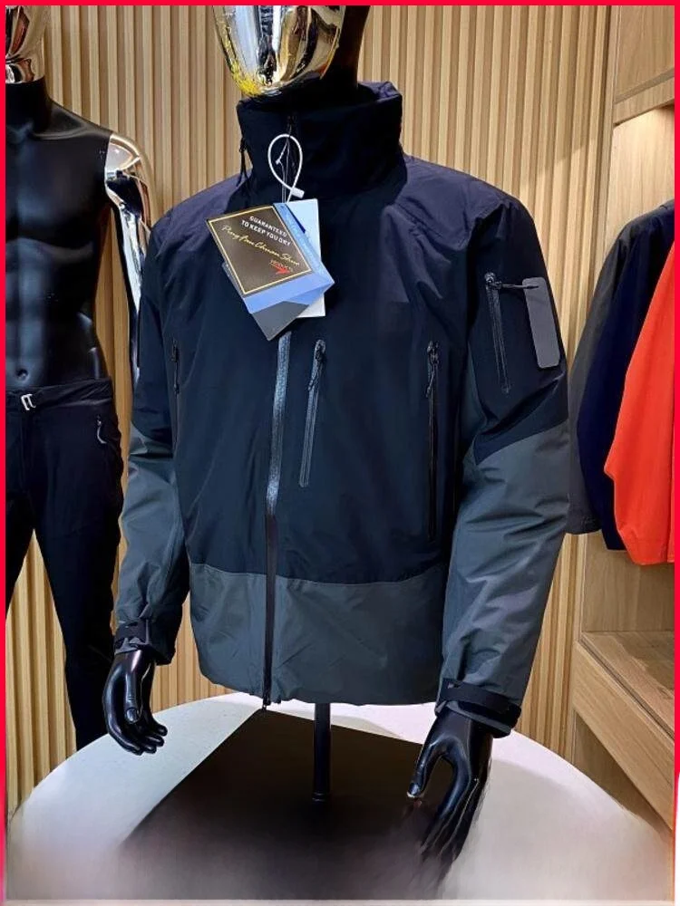 

Мужская уличная пуховая куртка с водонепроницаемой проклейкой швов, легкая, с воротником-стойкой, морозостойкая, молодежная, модная