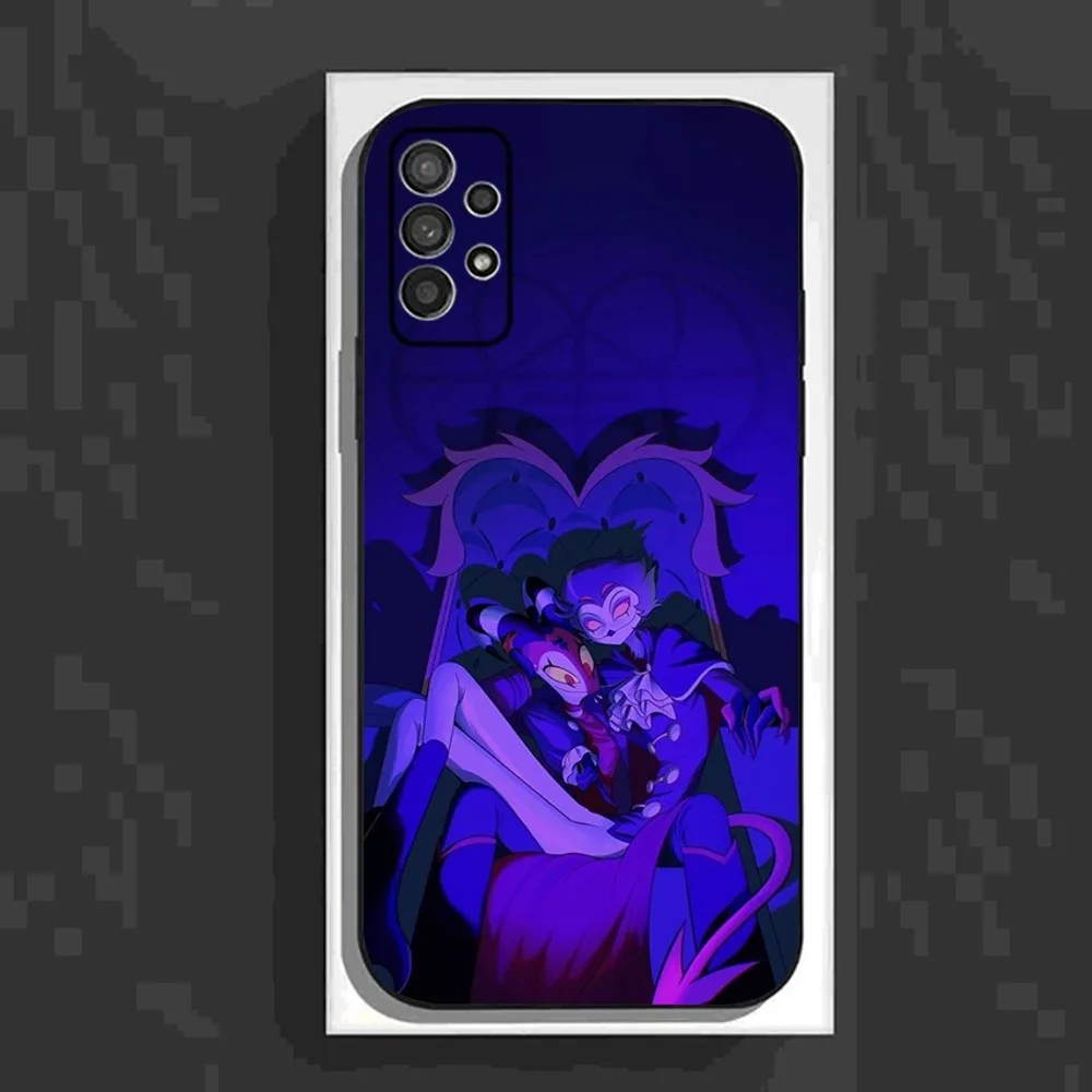 H-Helluva Boss Phone Case For Samsung Galaxy A13,A21s,A22,A31,A32,A52,A53,A71,A80,A91 Soft Black Cover