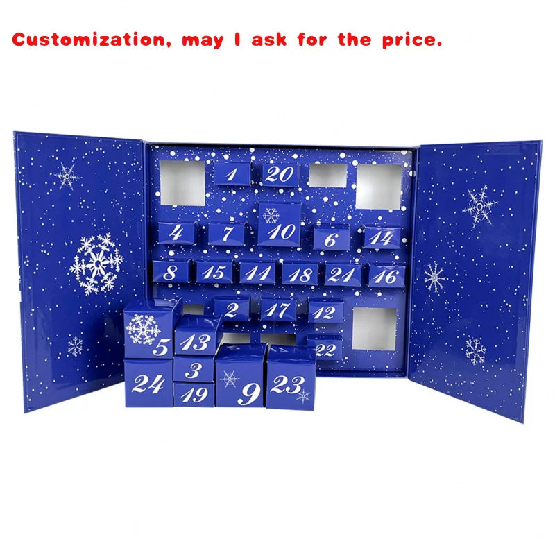 

custom.New Design Calendario De Adviento Luxury Beauty Perfume Advent Calendar Womenbox With 24 Pcs Cartons Pack