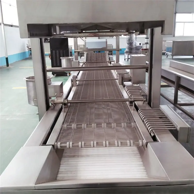 Commercial Plantain Tortilla Chips Puffed Snacks Peanut Food Crispy Pork Skin Continuous Deep Fryer Machine FL Customized