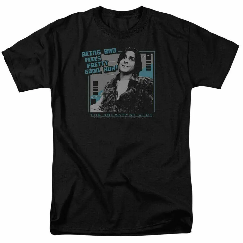 

The Breakfast Club Bad T Shirt Mens Licensed 80s Cult Classic Movie Black