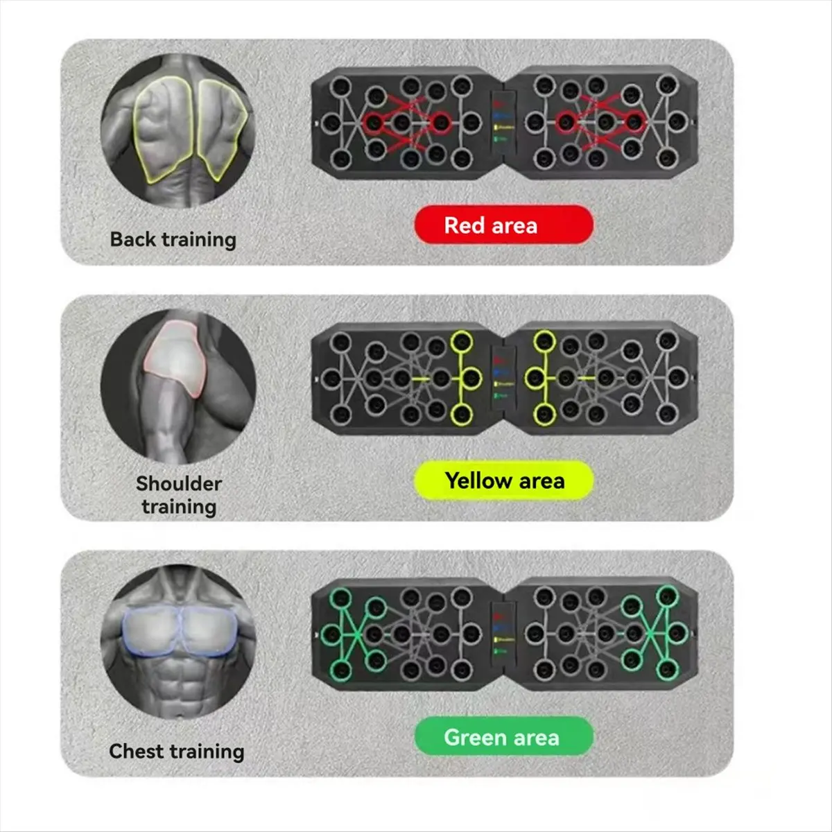 New arrival  Portable Multifunction PushUp Board Set with Handle Fitness Equipment for Chest and Arm Exercise Training Equipment