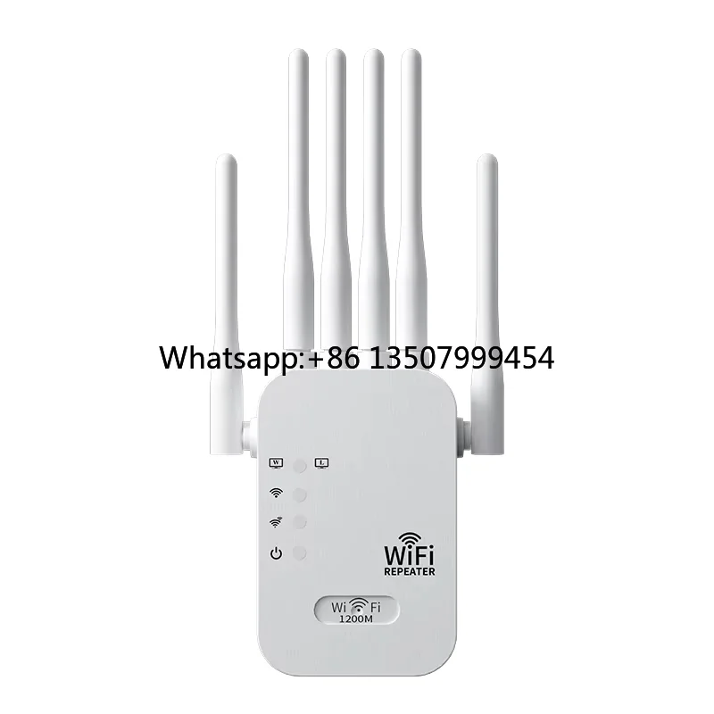 

1200mbps Dual Band WiFi Repeater Booster 2.4G Long Range Extender & 5G Signal Amplifier Repetidor WiFi