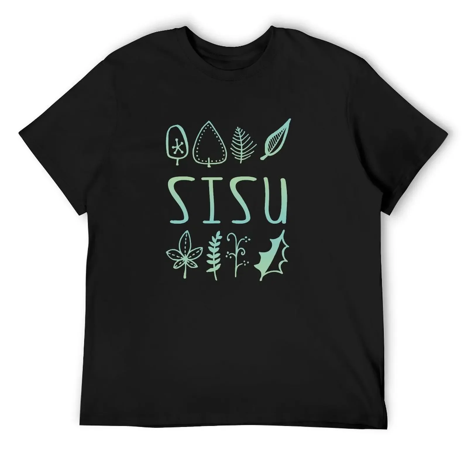 Sisu, Nature Scandinavian Forest T-Shirt graphic t shirt vintage heavyweights t shirt for men