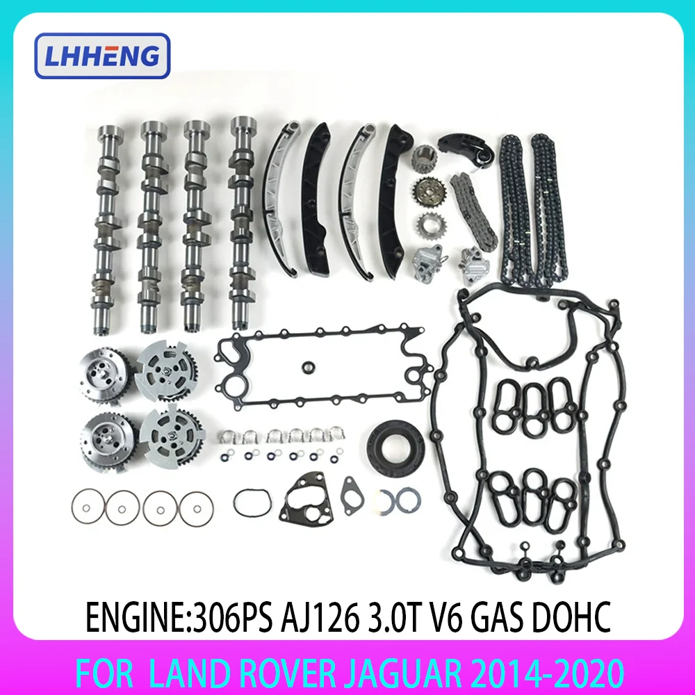 

306PS Camshaft Timing Kit Rebuild Repair Kit FOR 3.0L 3.0 L T V6 GAS DOHC LAND ROVER JAGUAR L319 L462 L405 L494 L560 LR041669