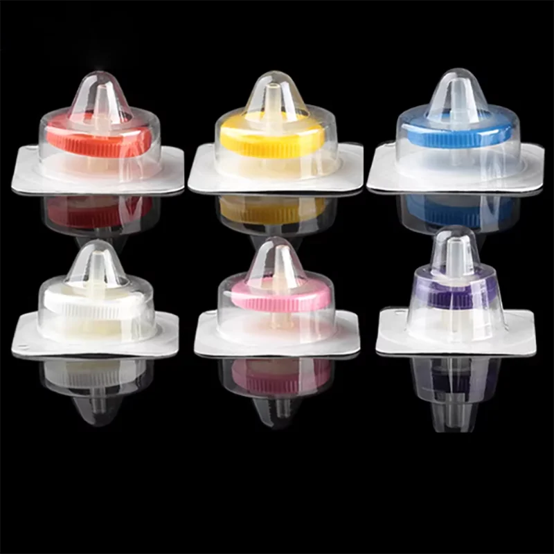 

100PC Sterile filter head water system sterilization needle filter nylon PES syringe microporous membrane filter