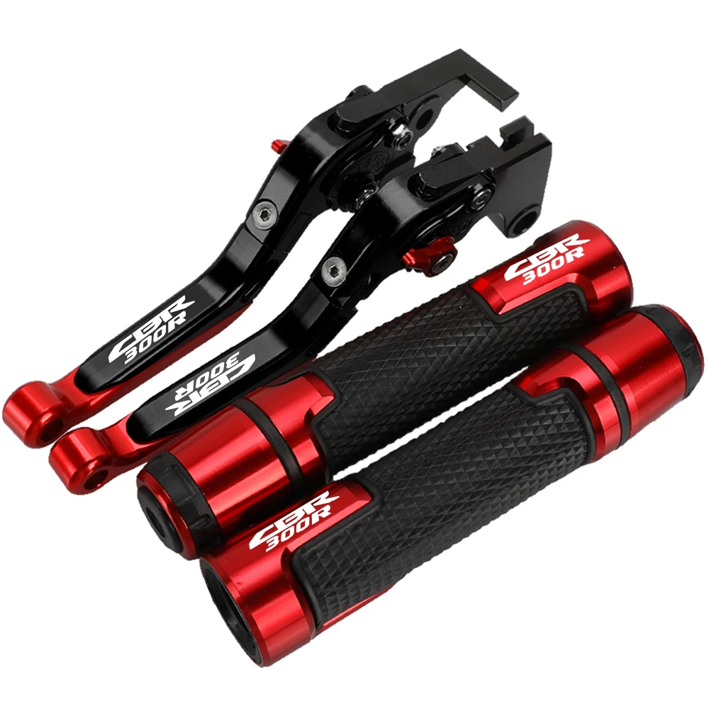 For Honda CBR300R CBR 300R 2014 2015 2016 2017 2018 2019 2020 2021 2022 2023 2024 2025 Brake Clutch Levers Handlebar Grips Ends