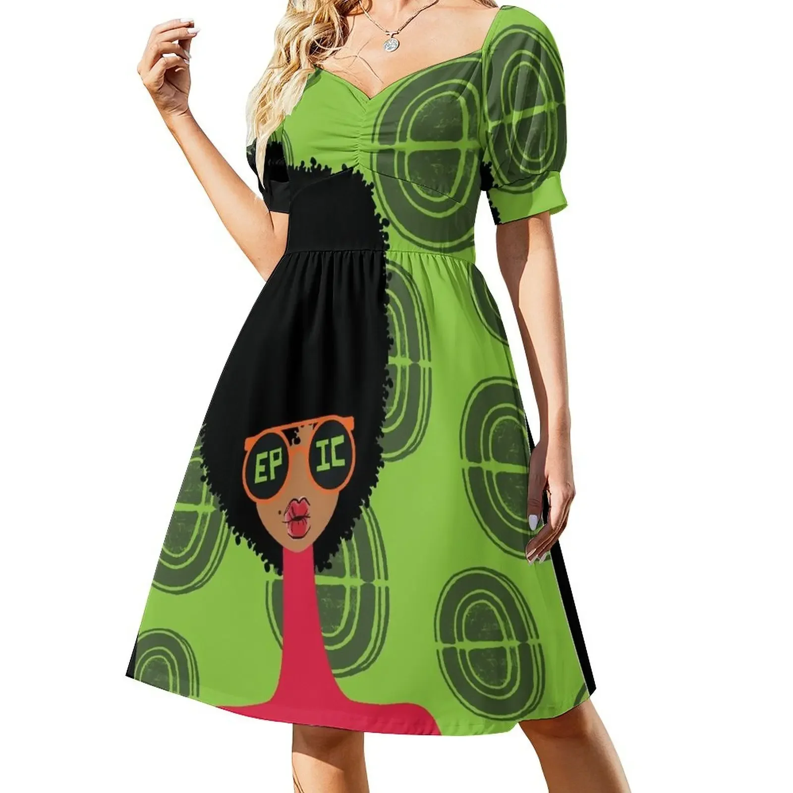 

Epic Short-Sleeved Dress women clothing 2025 new arrivals wedding guest dress 2025 Dress