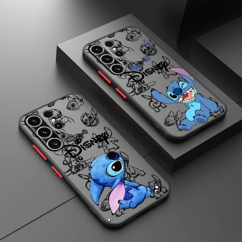 Stitch The Baby Disney Phone case for Samsung Galaxy S24 S25 S23 S22 S21 S20 Plus Ultra FE funda Protective Cases - náhled 2
