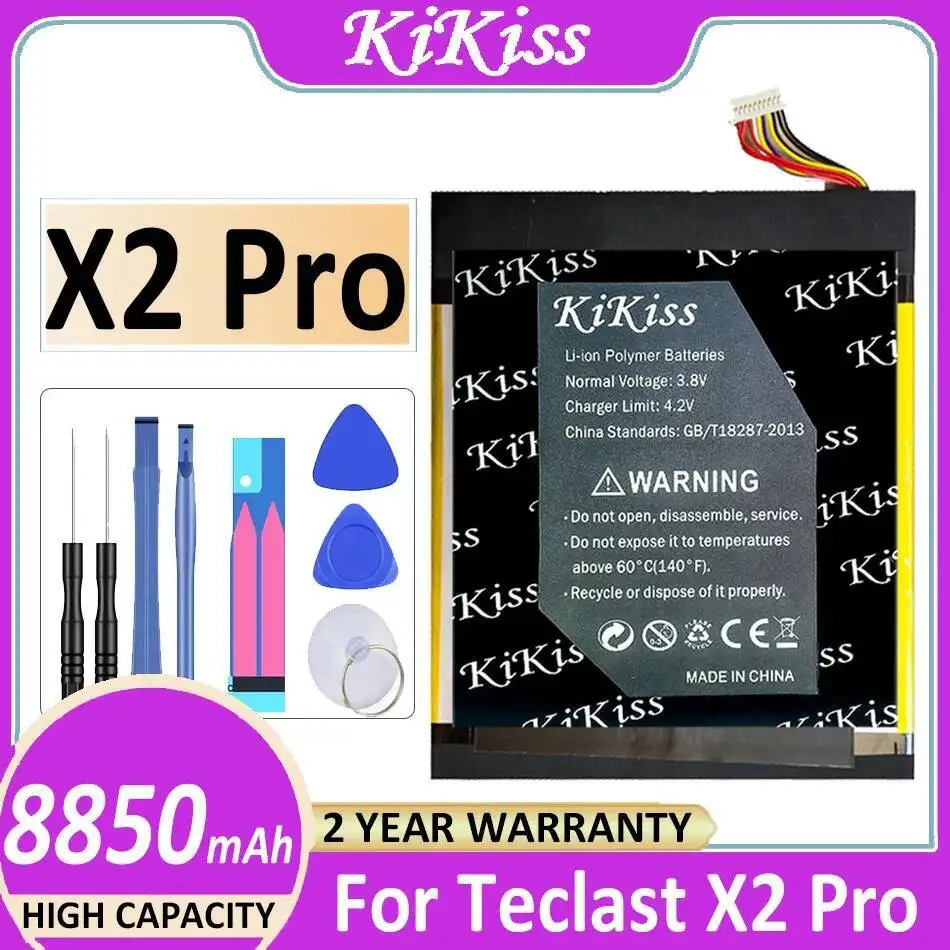 

Long-Lasting Fast Charging Tablet Battery 8850Mah For Teclast X2 Pro