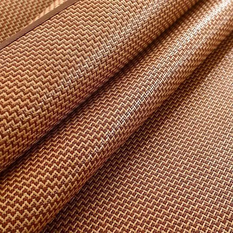 Summer bamboo rattan mattress adult baby cool sleeping mat kit 200X220cm single double bed foldable sheet bed protection pad