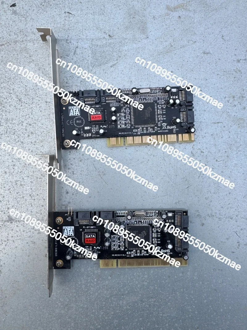It is suitable for pci to sata adapter cards. The four sata ports are the white slots on the old pci computer.