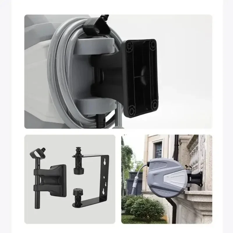 2025Top Selling Retractable Wall Mounted Reels 15m Roll-up Hose Reel Outdoor Watering Garden Yard