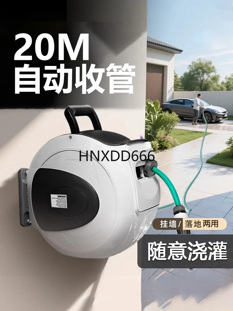 Automatic recycling water pipe car pipe reel car wash pipe collector