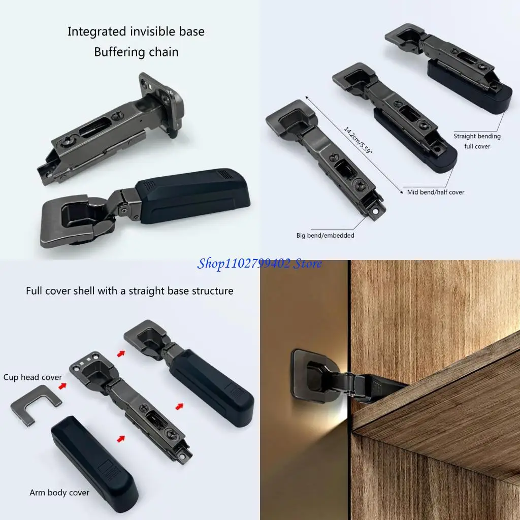 547F Damper Buffer Cabinet Hinges Cupboard Door Euro- Hinges Soft Close- Hardware