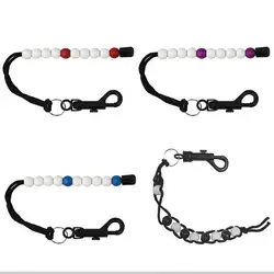 Contatore perline da golf Contatore punteggi colpi golf Braccialetti contatori colpi golf con clip