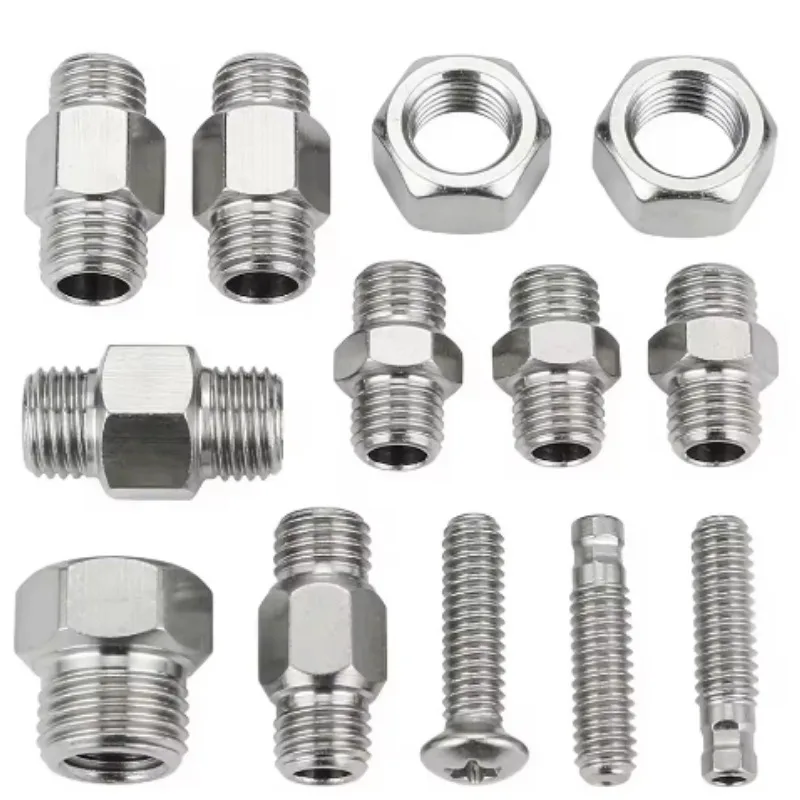 

10pcs pressure switch adapter 7/16 to external teeth 1/4 to diameter adapter internal teeth 7/16 to 2 external teeth