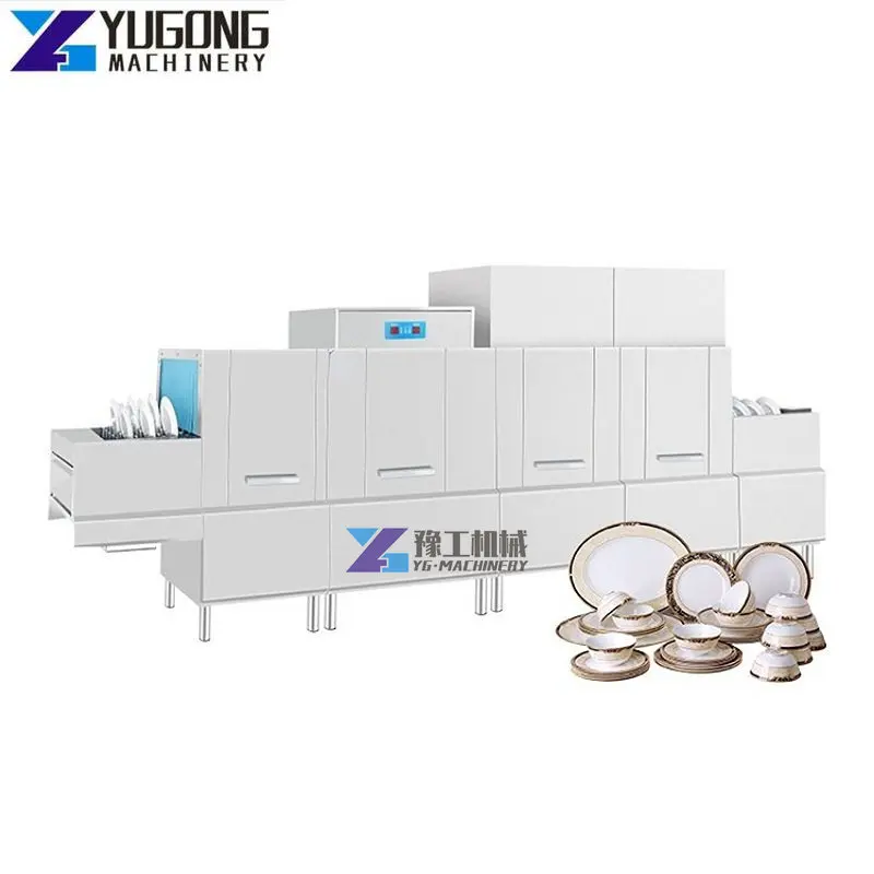 

Hotel Commercial Dish Washing Machine Large Factory Canteen High Quality Hotel Dishwashers with Drying Cleaning Equipment