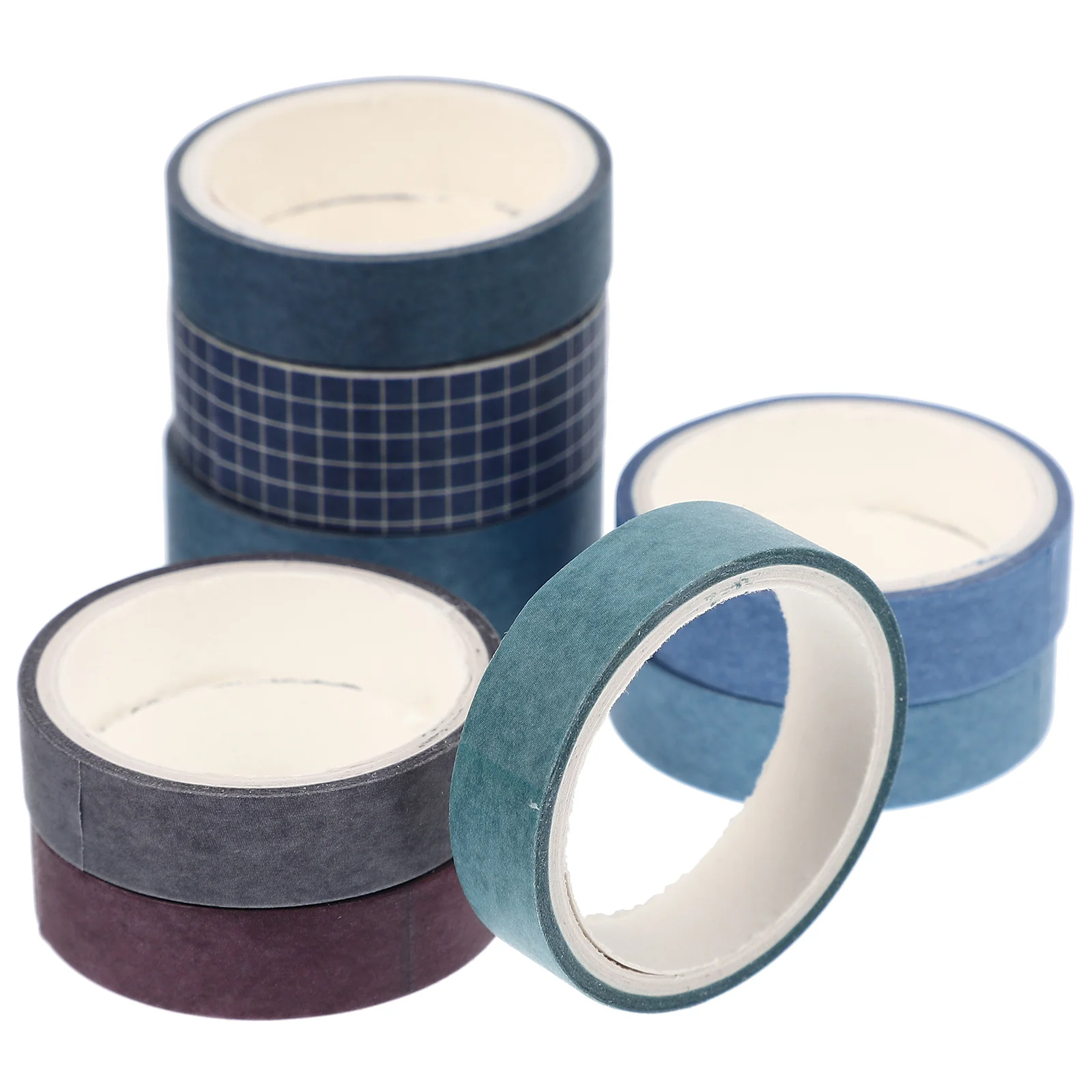 8 Rolls Washi Tape Decorative Simple Style Hand Account DIY Scrapbooking Gift Wrapping Adhesive Paper Tapes DIY Crafts