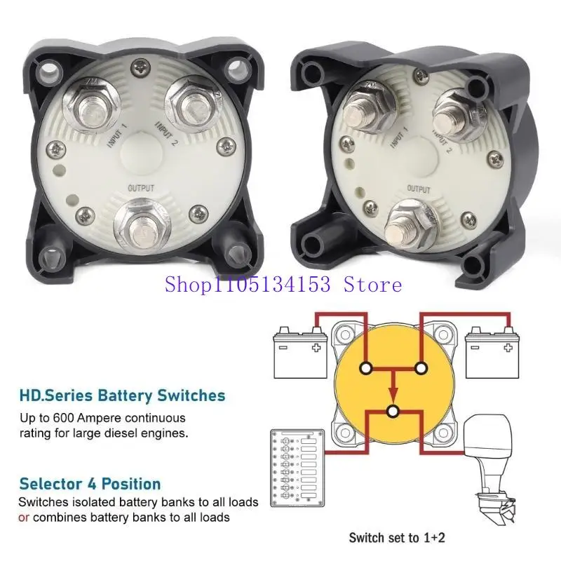 kl23 Versatile Battery Cut Switch Battery Shut Off Switch Waterproof Switch for Effective Circuit Management in Automobiles