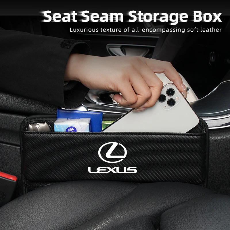 

Car Seat Gap Storage Box Tools Organiser Seam Filler Case Interior For Lexus CT ES GS NX IS250 CT200h IS300h ES300h RX400h NX