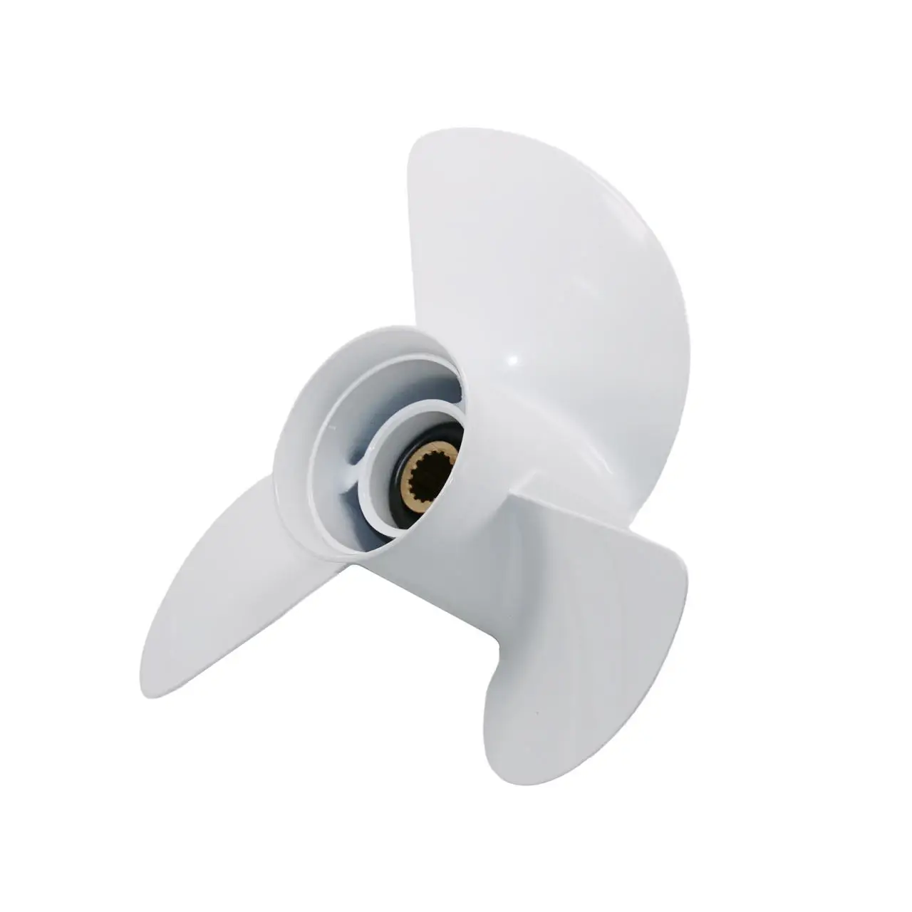 Hélice fueraborda de aluminio mejorada, 13 1/2X15, 3 aspas, compatible con motor fueraborda Suzuki 50 HP-140 HP, accesorio para barco