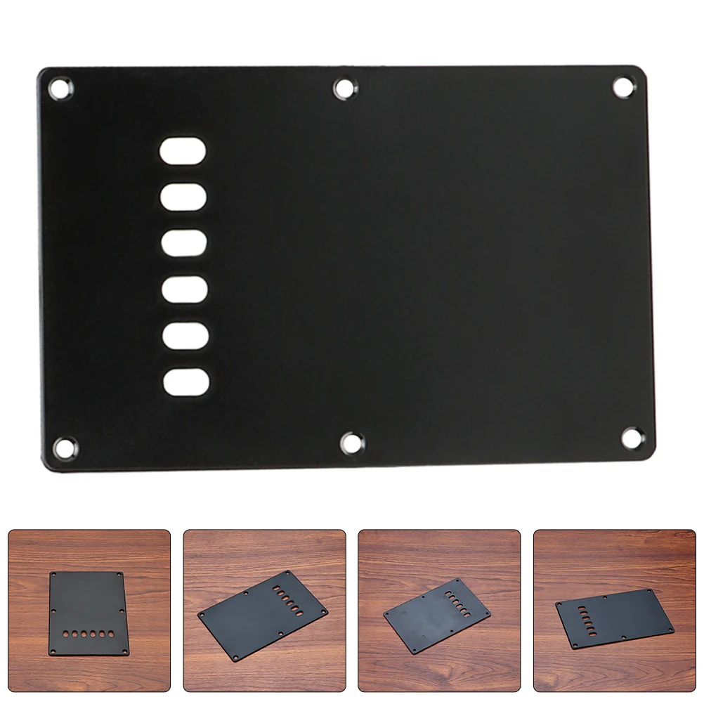 

Guitar Back Cover Electric Plastic Tremolo Replacement Hole Neck Plate