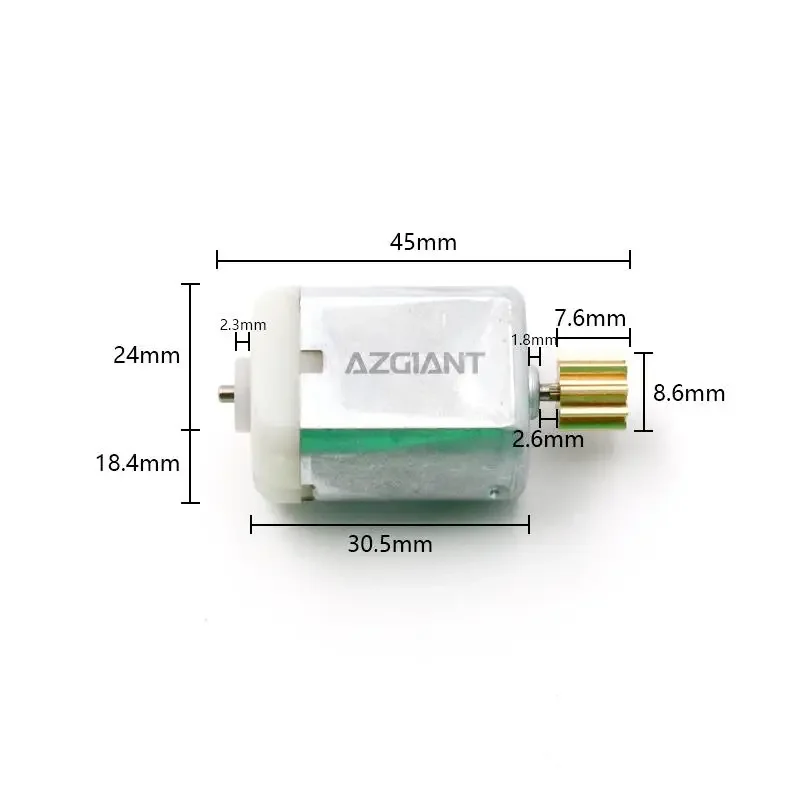 AZGIANT For Peugeot 605 1987-1996 Door Lock Repair Motor FC-280 High Speed Professional Quiet Operation Car Accessory