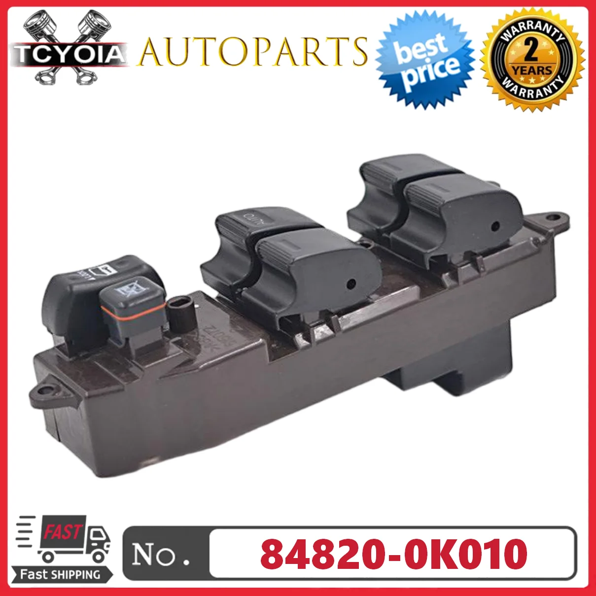 14pins RHD Electric Power Window Control Switch 84820-0K010 848200K010 For Toyota HILUX 2004-2007