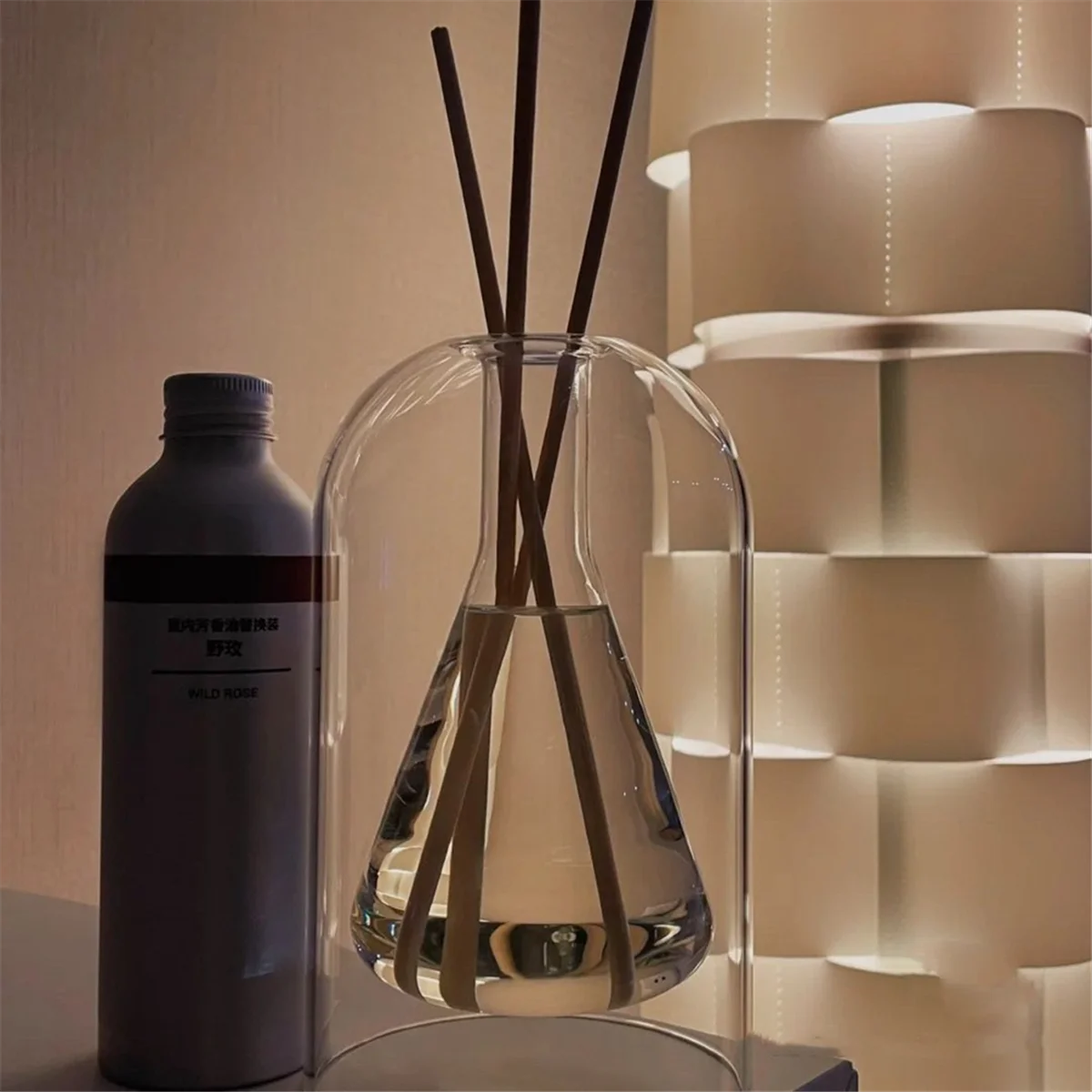 A98U Storage Containers Diffuser Bottles Aromatherapy Diffuser Bottle Modern Diffuser Glass Bottle Essential Oil Organizers,A