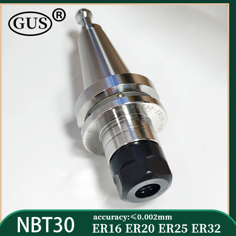 GUS NBT30 Lathe Tools ER16 ER20 ER25 ER32 Collet Chuck High Precision Tool Holder For CNC Machining Center Spindle Bracket Tool