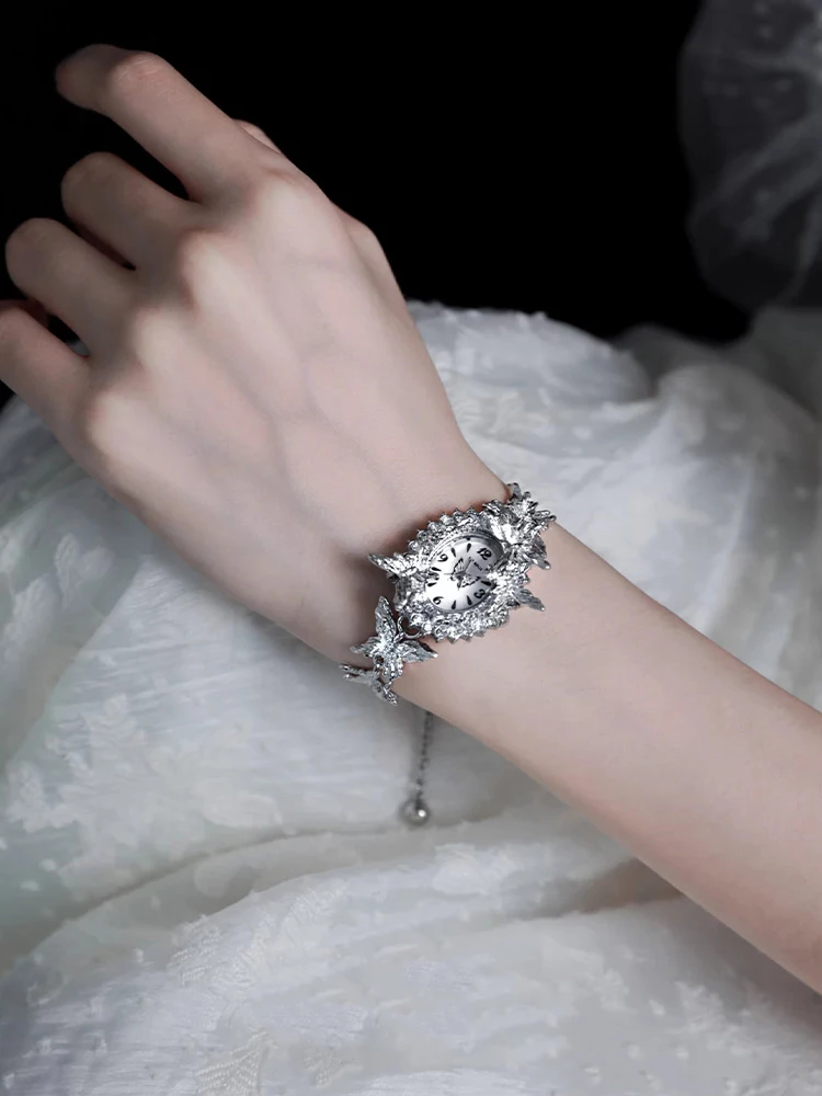 سوار ساعة الفراشة الجديد بنمط Y2K الحلو والرائع هو هدية للمجوهرات النسائية وحفلات الإكسسوارات #5