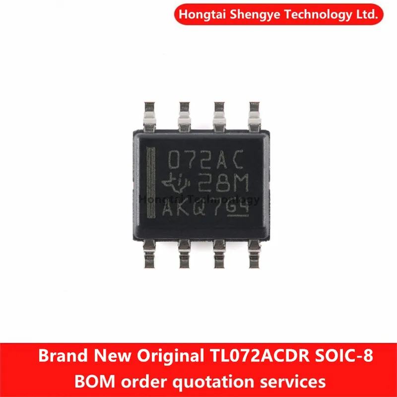 New Original TL072ACDR SOIC-8 Dual JFET Input Operational Amplifier Chip