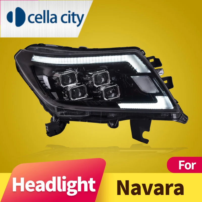 

Headlight For Navara LED Headlights 2014-2021 NP300 Head Lamp Car Styling DRL Signal Projector Lens Auto Accessories Lights