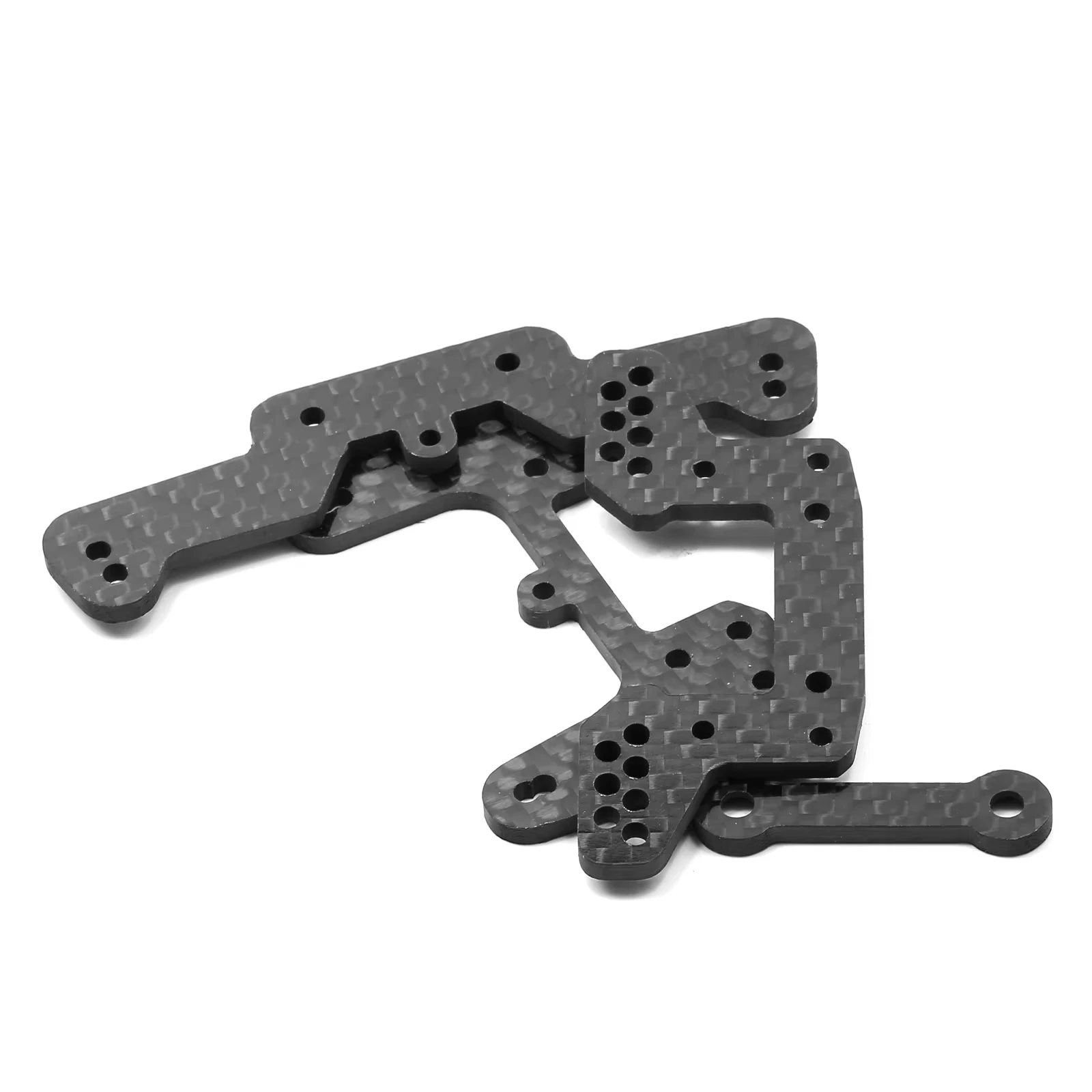 Kyosho Turbo Optima mid 1/10 RC Car Carbon Fiber Front & Rear Shock Tower Plate Upgrade Parts Accessories - view 4