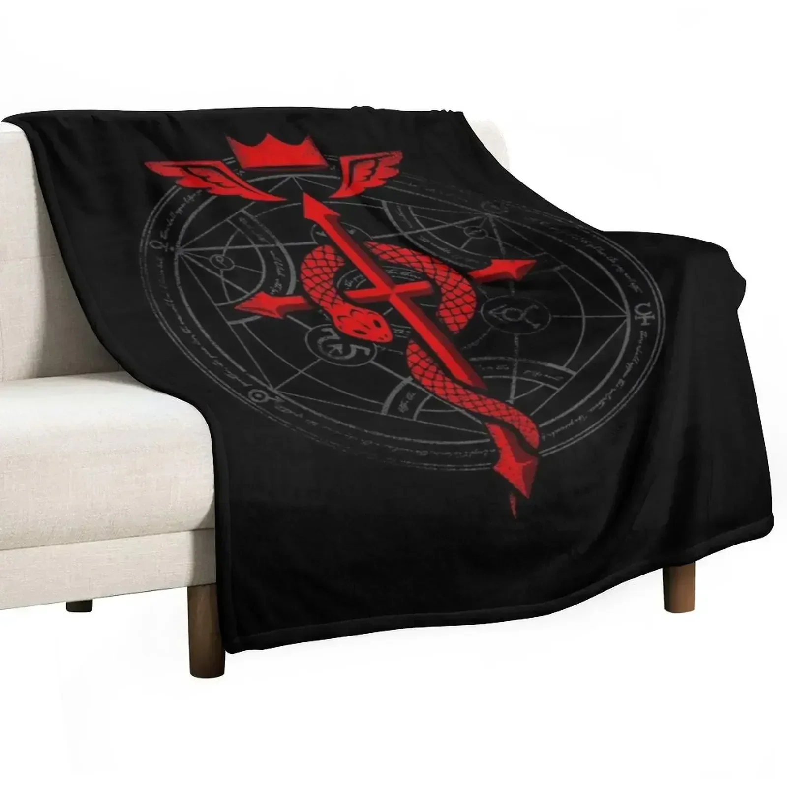 

FullMetal Alchemist Flamel Throw Blanket Sleeping Bag Softest Picnic Blankets