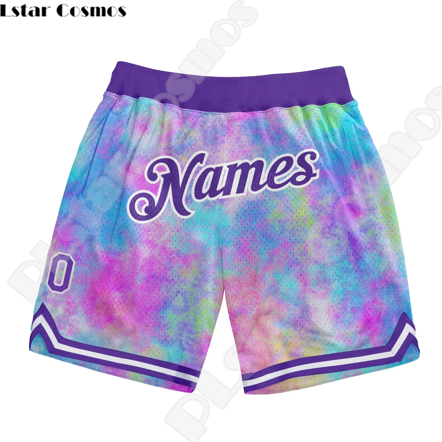 Custom Name DIY Logo Pattern Team Number Basketball Shorts Pants Retro Breathable Mesh 3DPrint Summer Harajuku Drop Shipping A1