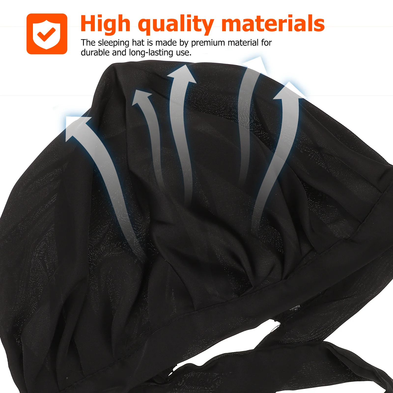 

Imitated Silk Sleeping Hat Elastic Design Night Hair Protector Bonnet for Women Long Braids Dreadlocks Curly Hair