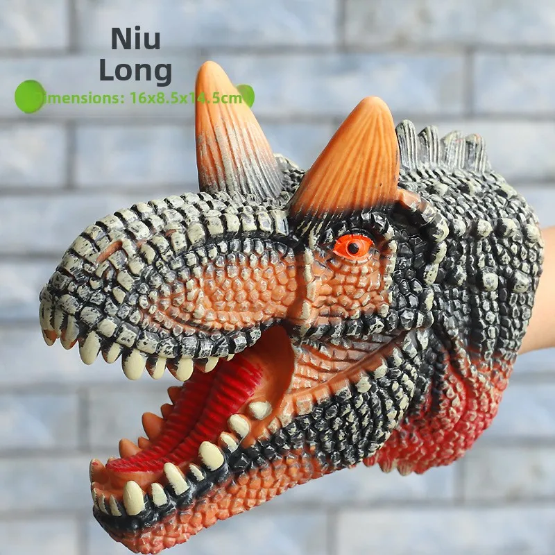 Dinoworld Dinosaur Hand Puppet Dinosaur Hand Puppet Soft Rubber Realistic Animal Toy For Kids Role Play Party Gift For Boys Girl
